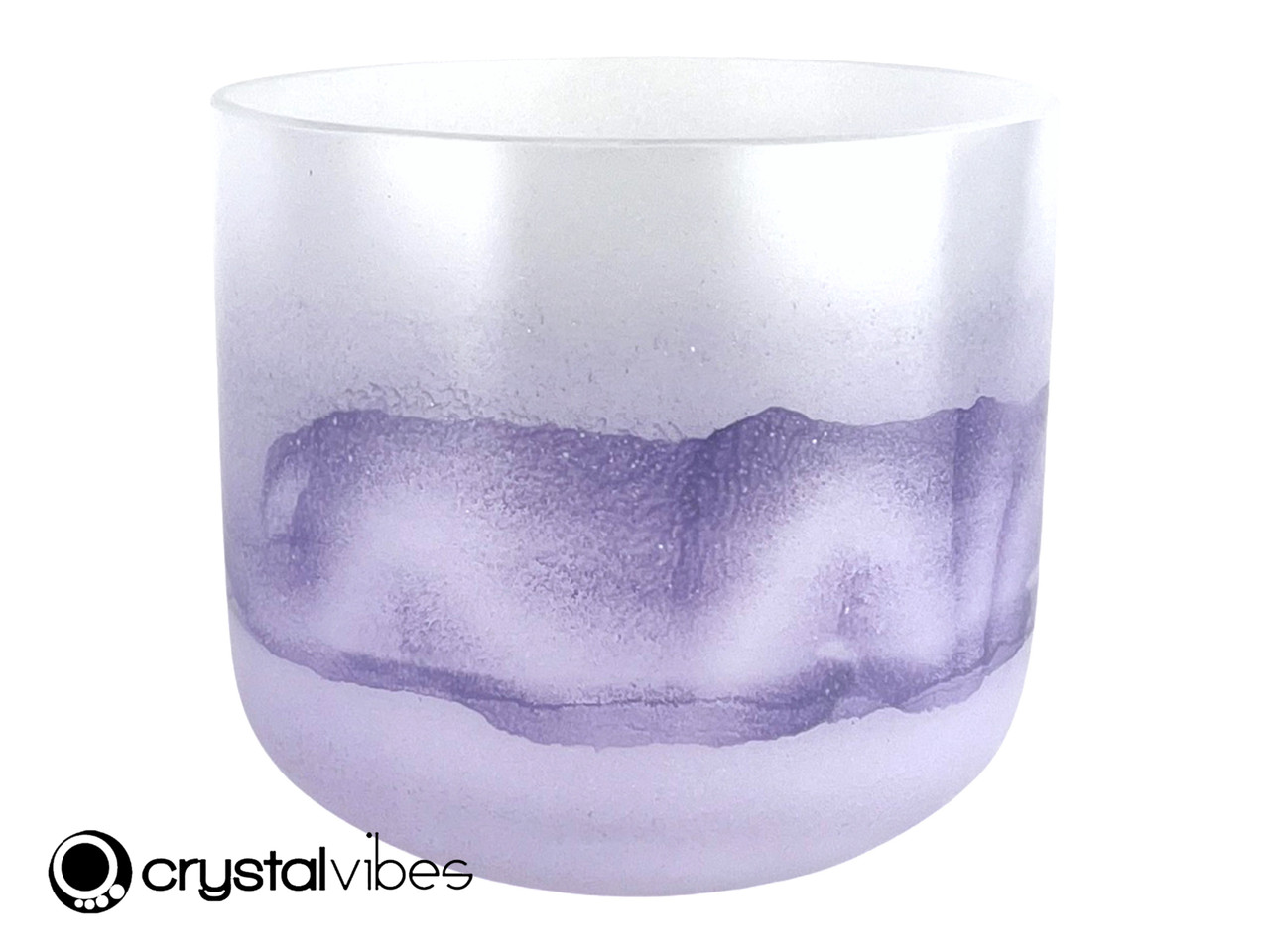 7-inch Amethyst Empyrean Fusion Crystal Singing Bowl