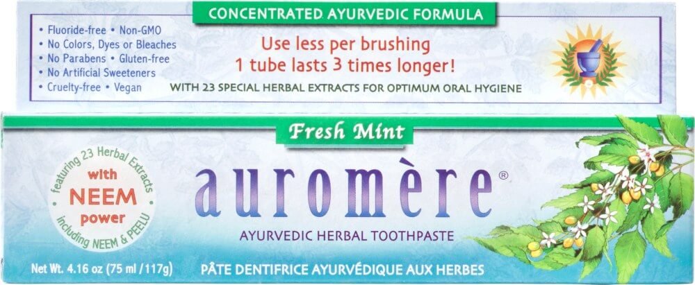 Auromère Fresh Mint Toothpaste