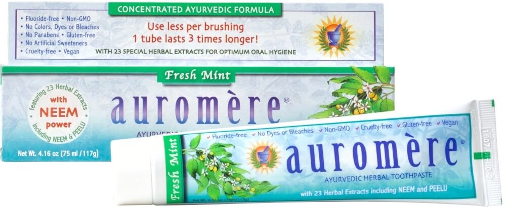 Auromère Fresh Mint Toothpaste
