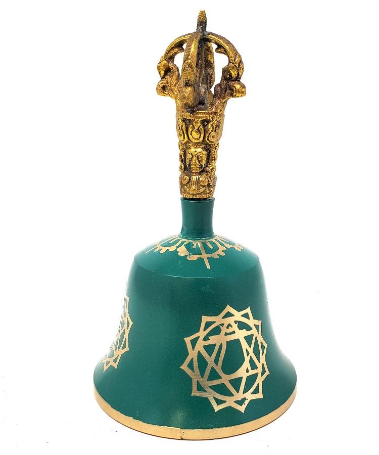 Green "Heart Chakra" Tibetan Bell