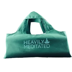 Heavily Meditated Cotton Yoga Mat Bag