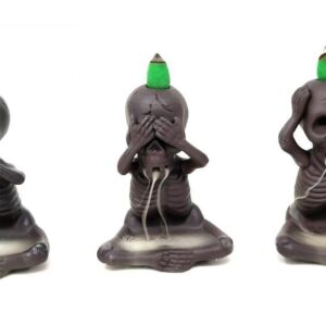 NO Evil Backflow Incense Burner
