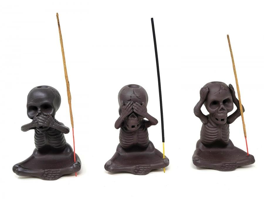 NO Evil Backflow Incense Burner