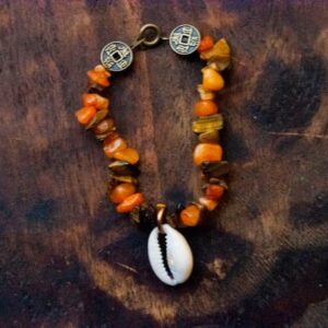 Red Clay Gemstone Bracelet