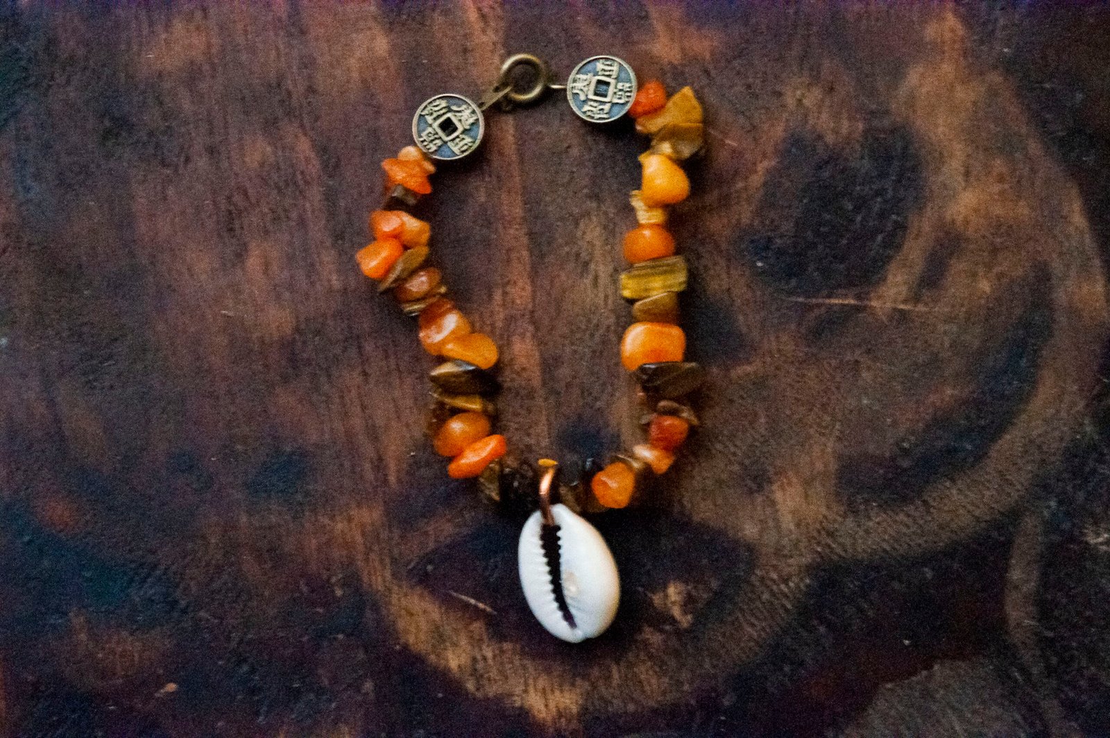 Red Clay Gemstone Bracelet