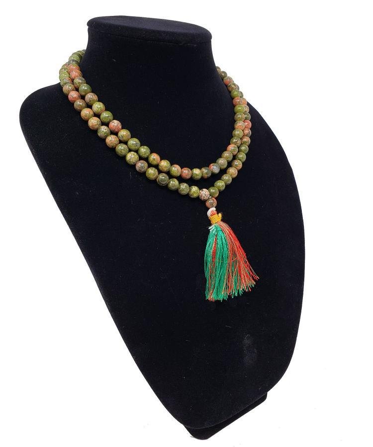 Unakite Gemstone Necklace