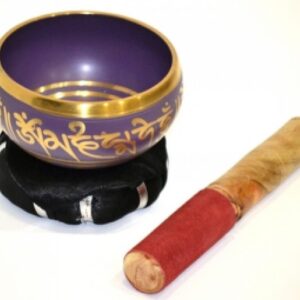 Violet Tibetan Singing Bowl 4"
