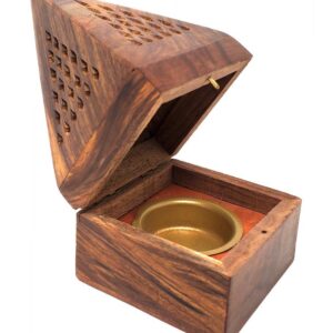 Pyramid Temple Incense Burner