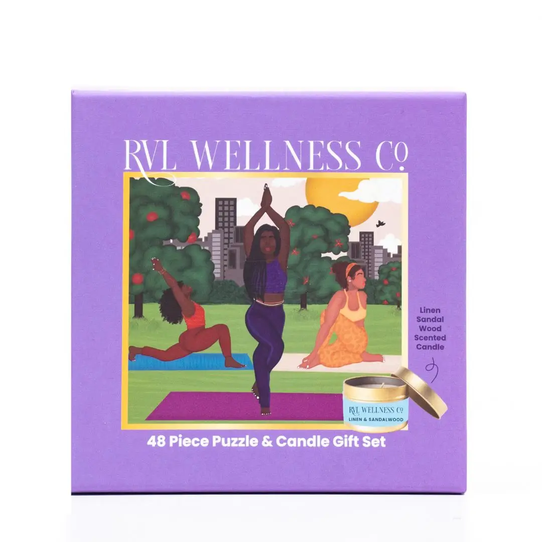 Yoga in the Park Puzzle Gift Set
