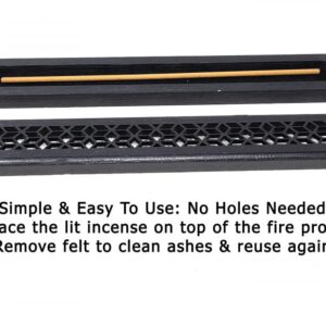 Stargate Jewelers™ Medium Black Wood Incense Burner