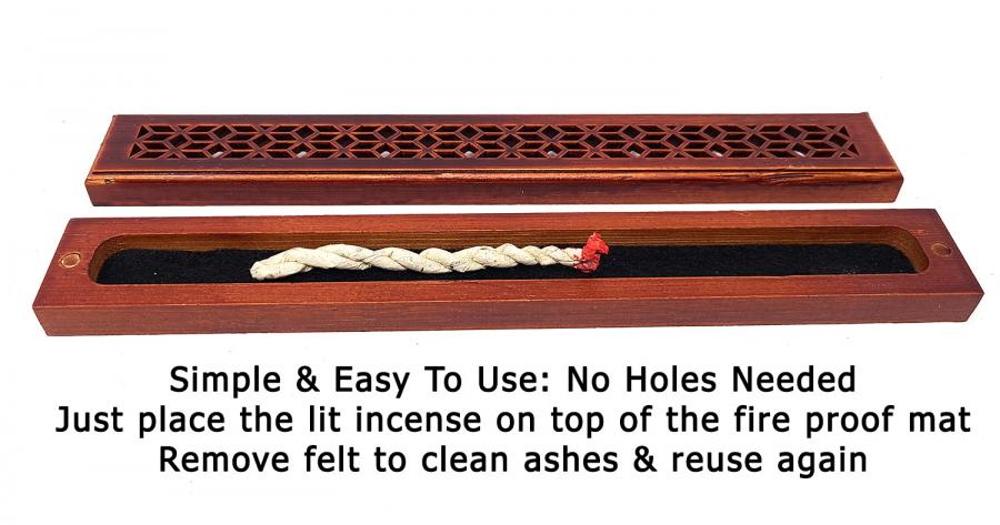 Stargate Jewelers™ Medium Rosewood Incense Burner