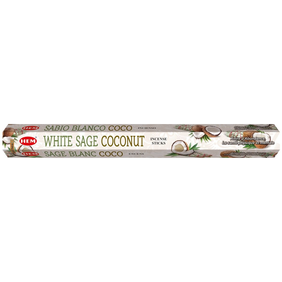 White Sage Coconut Incense Sticks