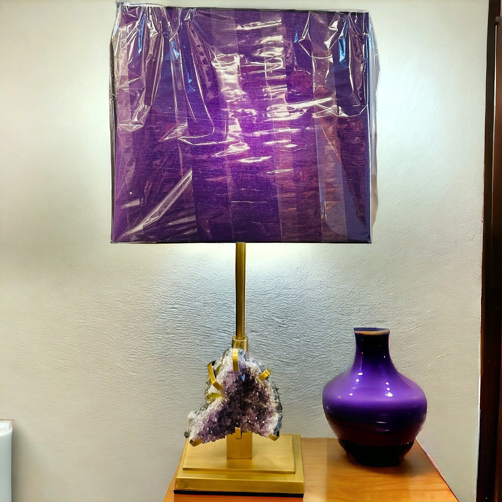 Celestial Calm Amethyst Lamp