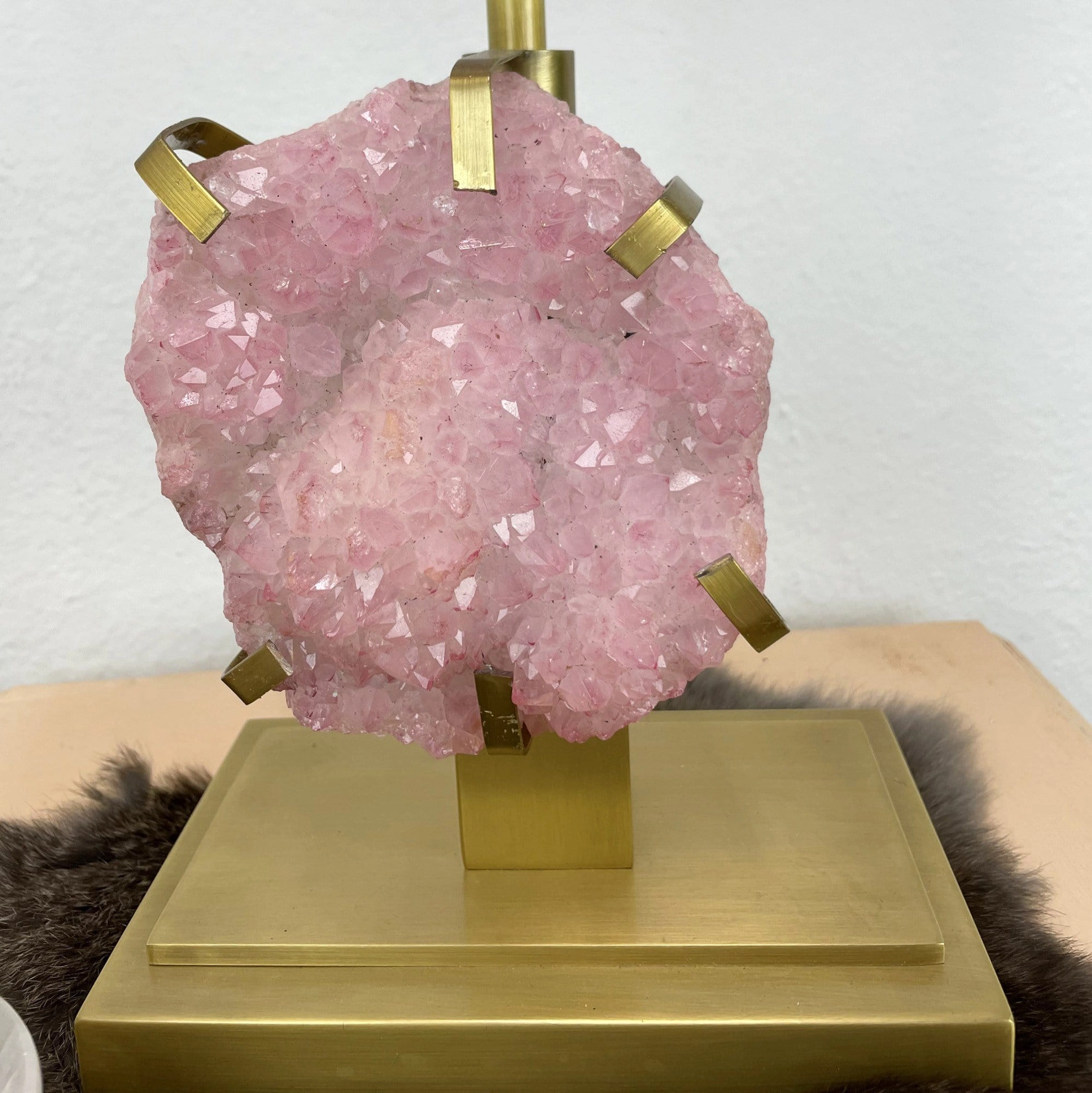 Rose Radiance Crystal Lamp