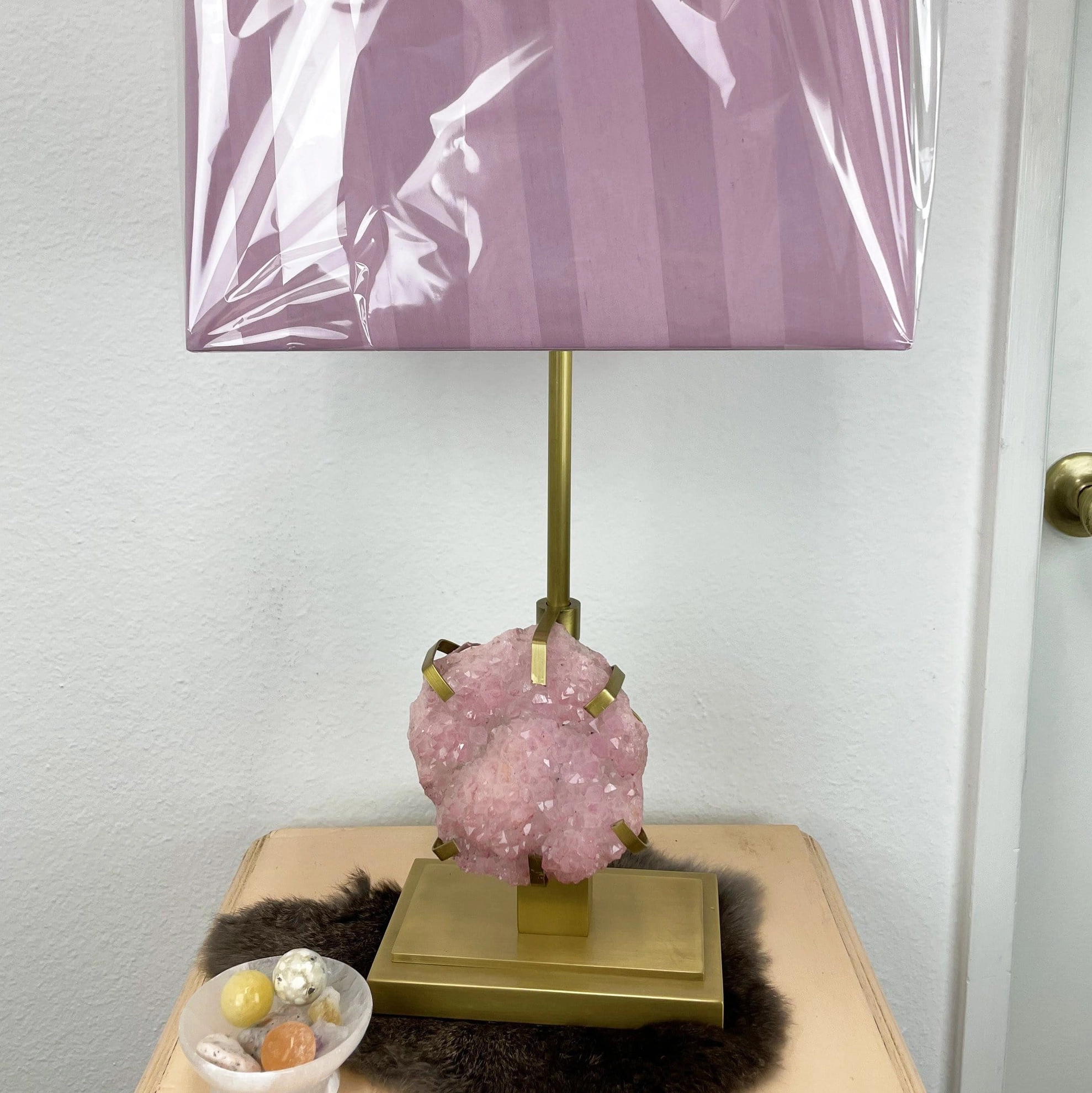 Rose Radiance Crystal Lamp